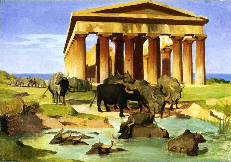 Jean-Leon Gerome View Of Paestum